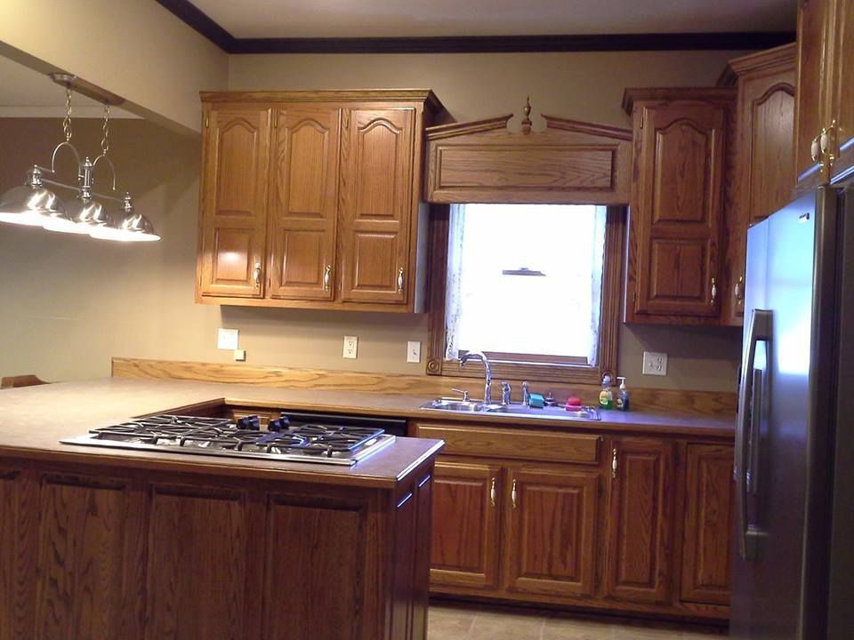 Traditional Kitchen with stone tile floors, limestone tile floors, dishwasher, Wood counters, Raised panel, Inset cabinets